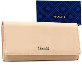 Klasyczny portfel damski ze skóry ekologicznej - 4U Cavaldi