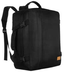Plecak Rovicky Sportowy Duży Czarny Unisex Na Szelkach Z Kieszenią Zewnętrzną Na Suwak Idealny Jako Bagaż Podręczny