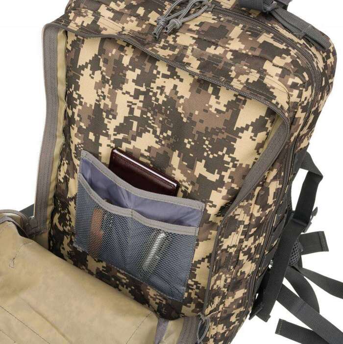 Militarny, wodoodporny plecak podróżny z poliestru i nylonu - Peterson